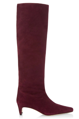 Best Knee High Boots | STAUD Wally Suede Knee-High Boots