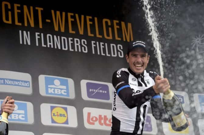 John Degenkolb (Giant-Shimano) celebrates his victory