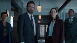 Kathleen Munroe and the cast of Law & Order Toronto: Criminal Intent