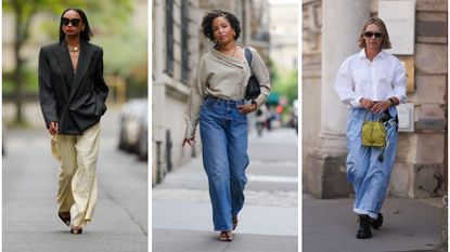 three images, women&#039;s street style 