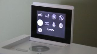 the display on the pure evoke home wireless speaker