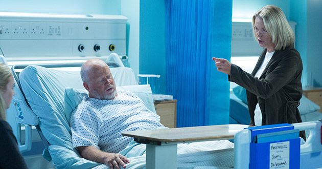 Phil Mitchell, hospital