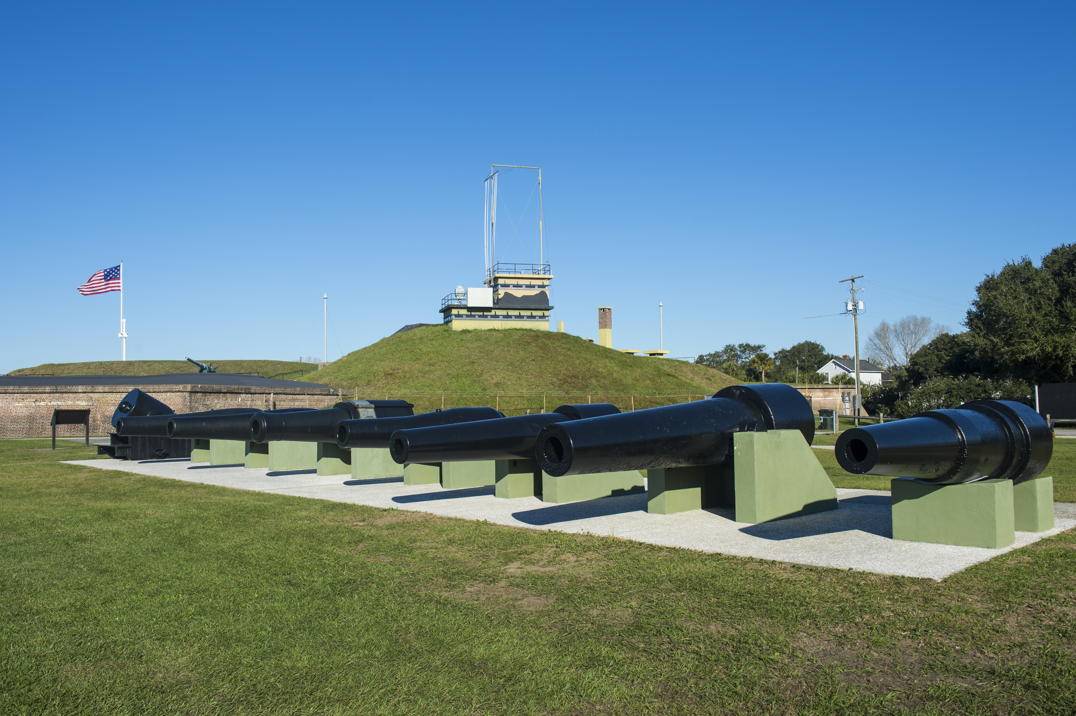 USA, South Carolina, Charleston, Fort Moultrie, Sullivan's island