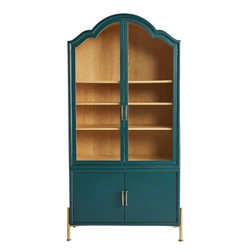 Anthropologie, Livia Glass &amp;amp; Wood Storage Hutch
