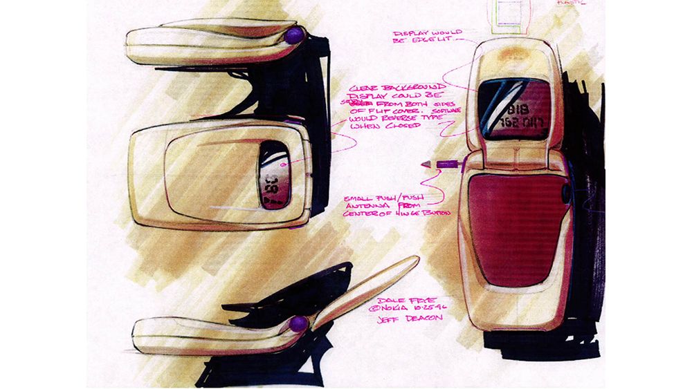 Image of Nokia phone from the Nokia Design Archive