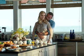 Nicole Kidman as Greer Winbury, Liev Schreiber as Tag Winbury in The Perfect Couple.