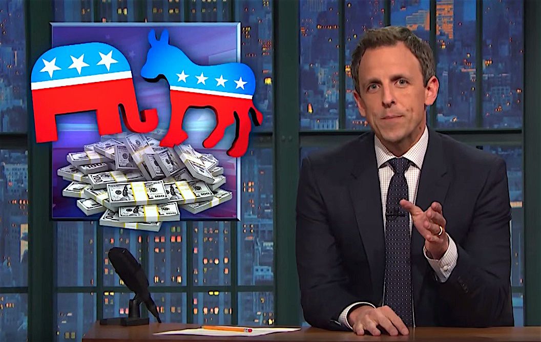 Seth Meyers looks at the 158 families bankrolling the 2016 race