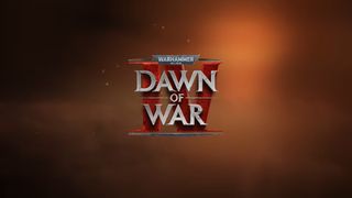 The title artwork from Warhammer 40000 Dawn of War 4