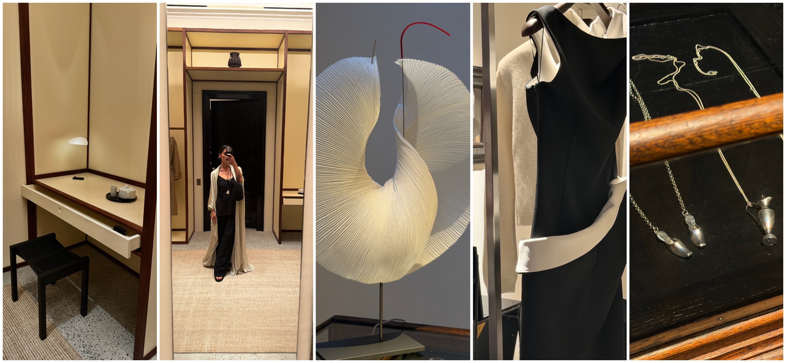 collage of Alexis Badiyi New York Fashion Week photo diary