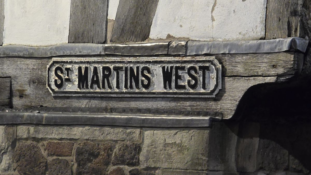 Close up of a street sign