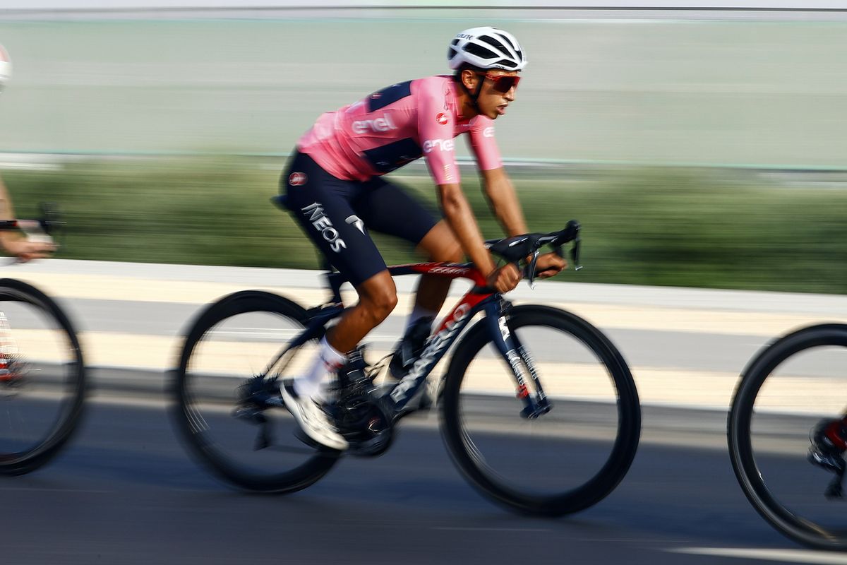 Giro dItalia Criteirum Expo 2020 Dubai 06112021 Egan Bernal COL Ineos Grenadiers photo Luca BettiniBettiniPhoto2021