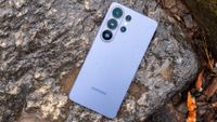 The back of the blue Samsung Galaxy S26 Ultra