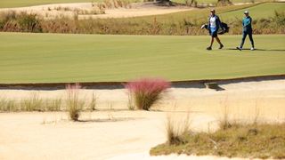 Image showing the prominence of sand on the 15th hole at Congaree