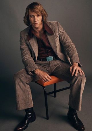 Actor Luke Bracey as Jerry Schilling for the Elvis movie