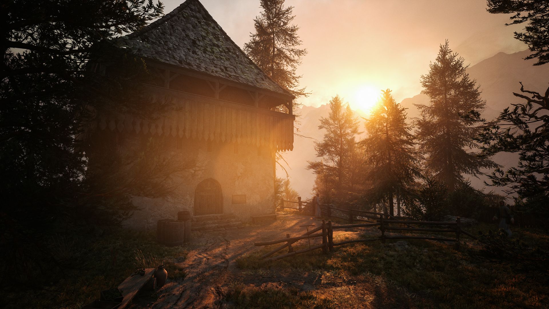 Blood of Dawnwalker screenshot showing Unreal Engine 5 open world