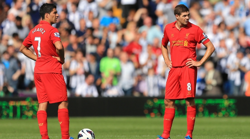 Luis Suarez Steven Gerrard