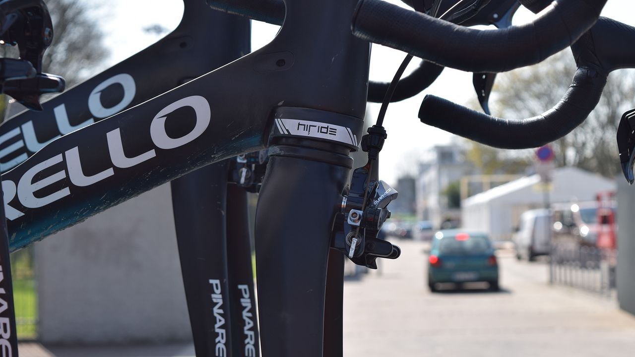 A closer look at the front suspension