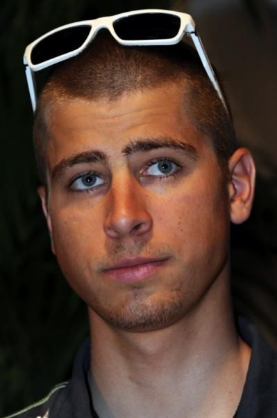 Peter Sagan (Liquigas-Cannondale) appears to be unfazed by his Tour de France debut.