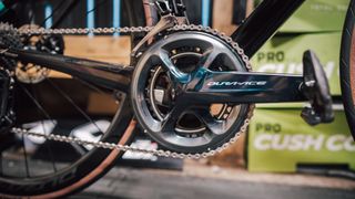 A Shimano Dura-Ace chainset fitted to a Chapter2 bike