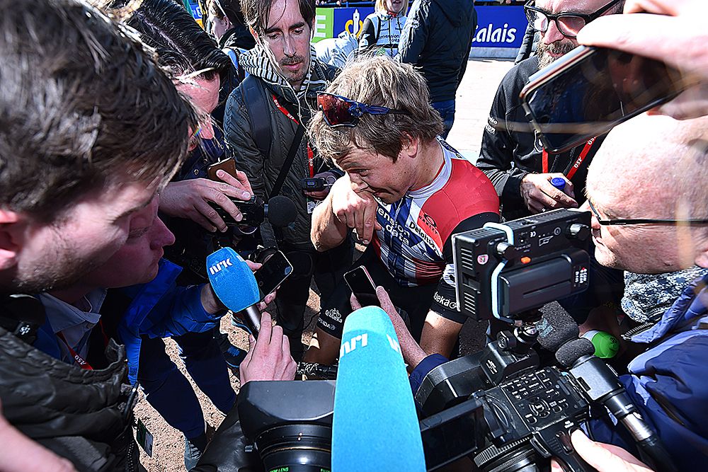 Edvald Boasson Hagen (Dimension Data) was fifth at Paris-Roubaix