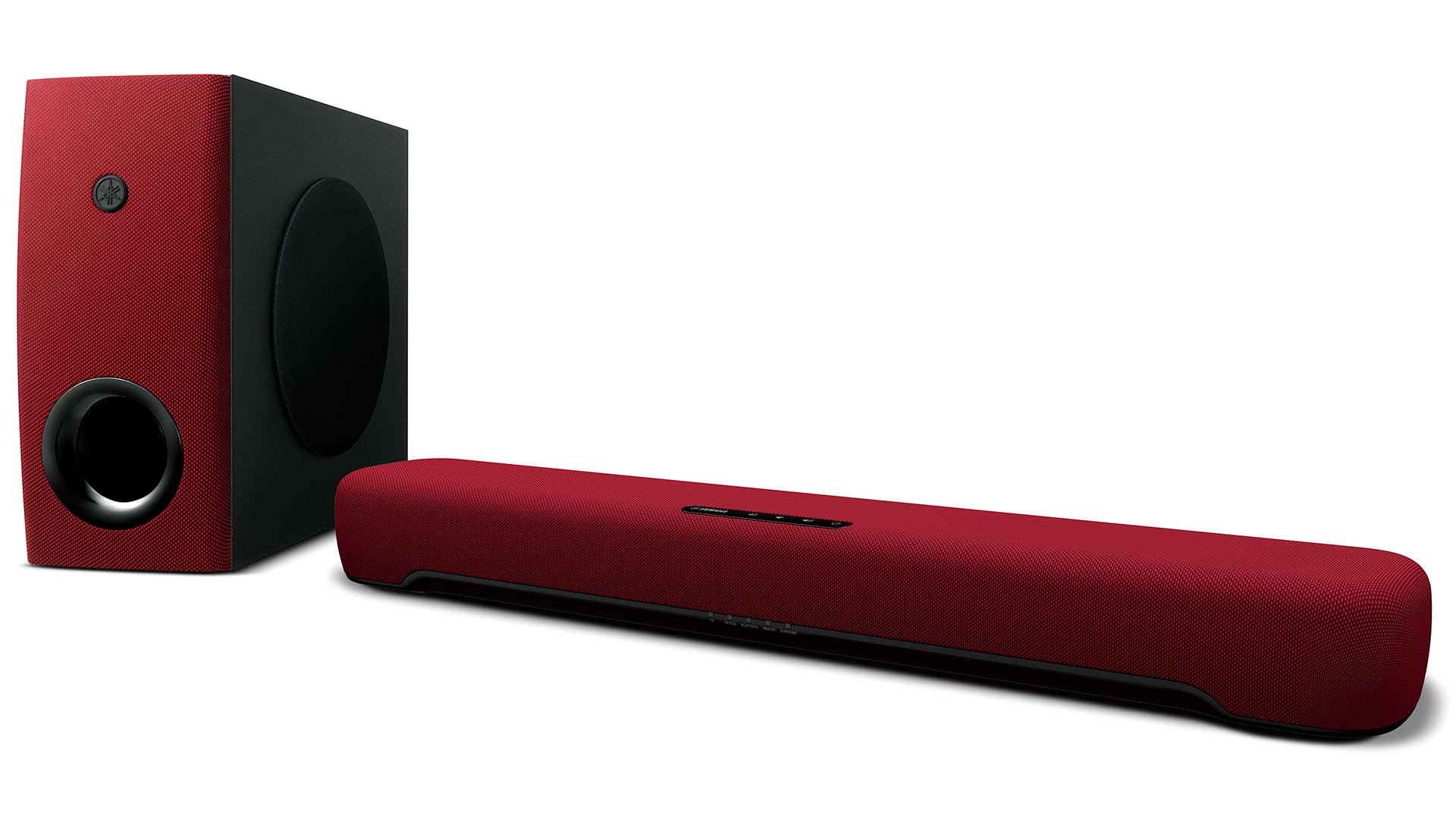 Yamaha sees red with its latest SR-C30A soundbar and subwoofer