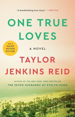 'One True Loves' book cover with a california beach and boardwalk