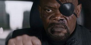 Samuel L. Jackson as Nick Fury in Captain America: The Winter Soldier