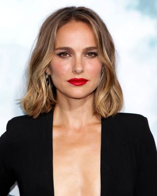 Natalie Portman with a French bob hairstyle