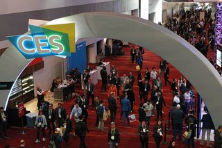 CES show floor in 2019