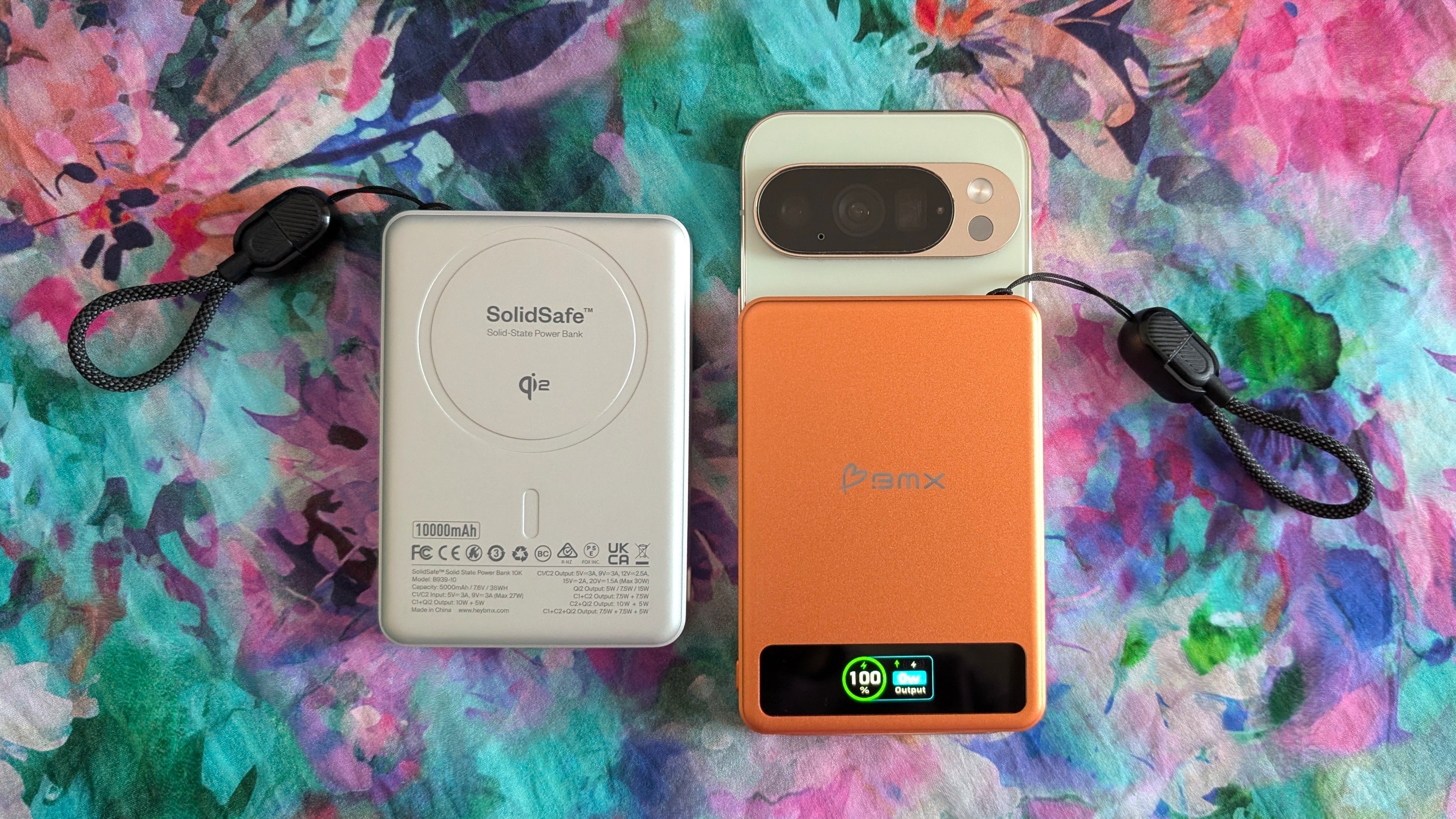 BMX SolidSafe 5K and 10K Solid-State Magnetic Power Bank with Qi2 and MagSafe support