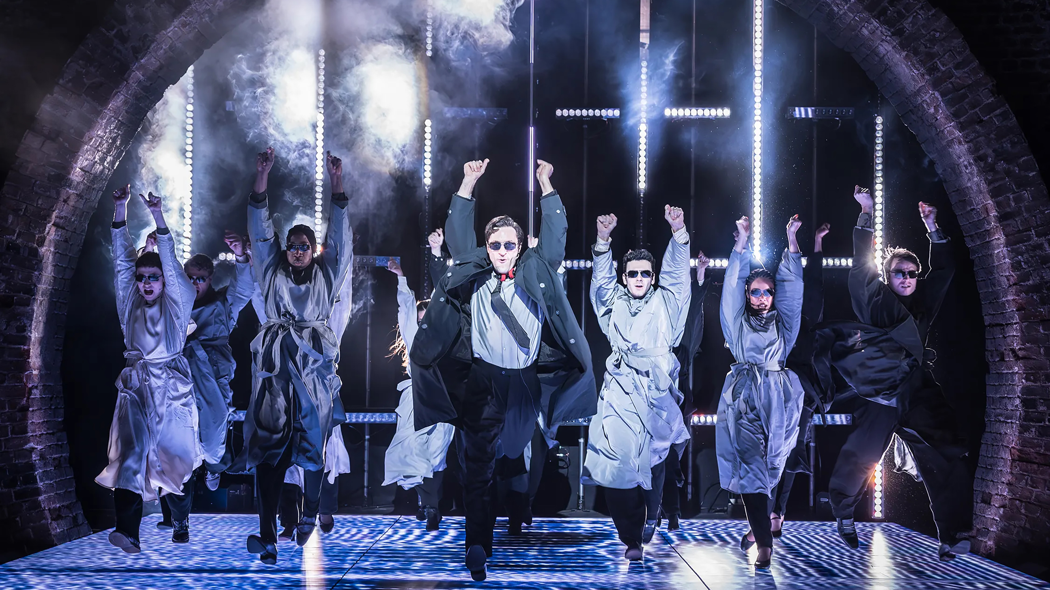 The American Psycho musical at London&rsquo;s Almeida Theatre.
