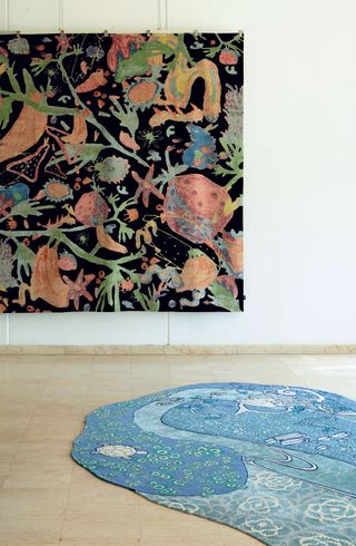 Manic Botanic’ design and David Wiseman’s rug
