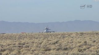 Endeavour Awaits Takeoff at Edwards