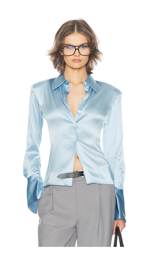 The Silk Charmeuse Shirt