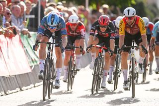 Tim Merlier sprints to repeat victory at Omloop van het Houtland