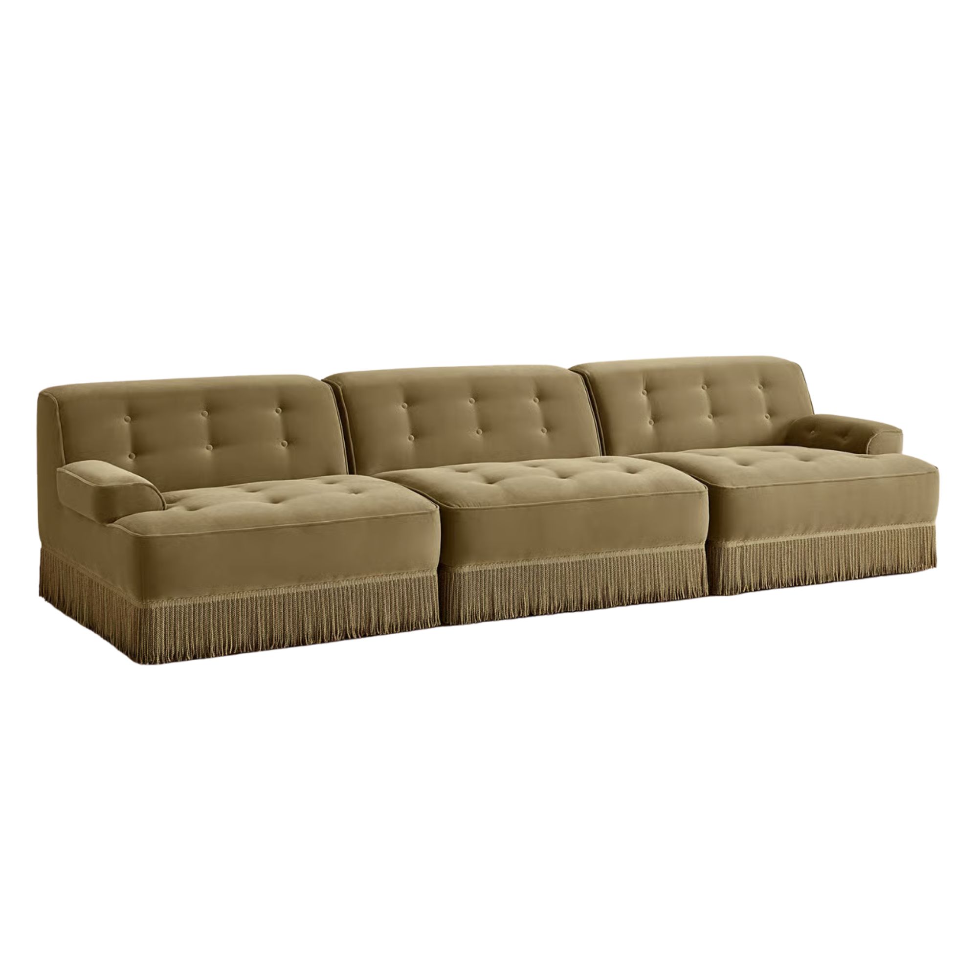 Soho Home, Elowen Modular Sofa in Velvet Lichen