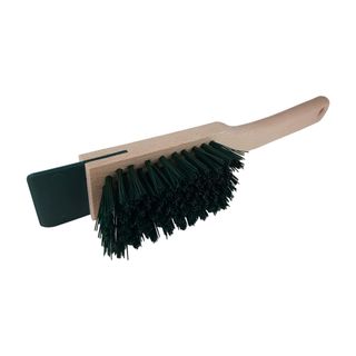 Lawnmower Cleaning Brush with Scraper 