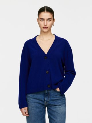 Cashmere-Wool Cardigan