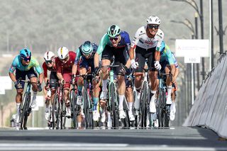 UAE Tour: Isaac del Toro upsets the sprinters with sensational attack to win stage 1