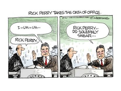 Perry's forgetful oath