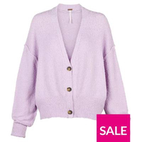 FREE PEOPLE Cosy Button Through Cardigan: was £74, now £39 at Very