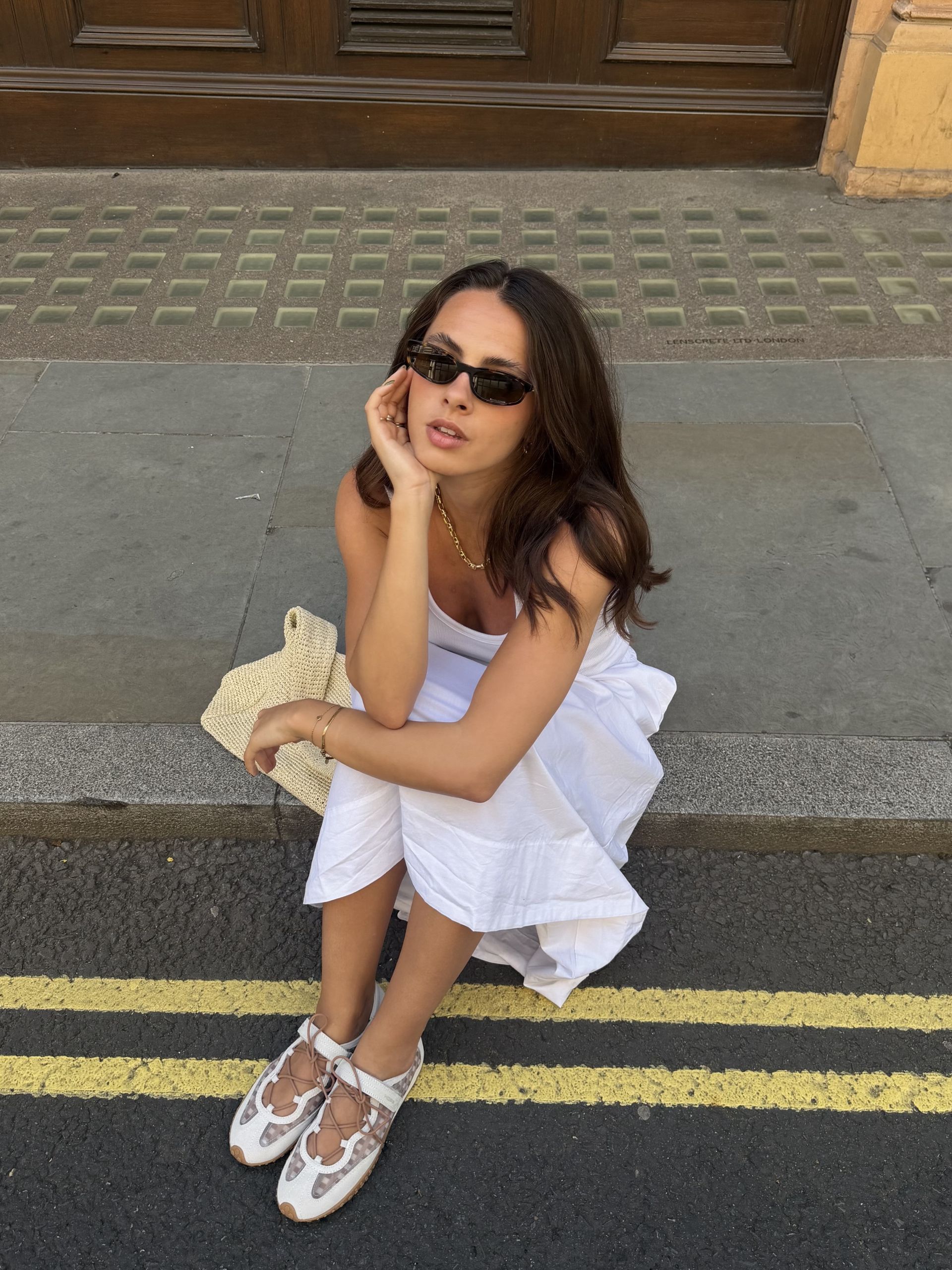 midi skirts and shoes