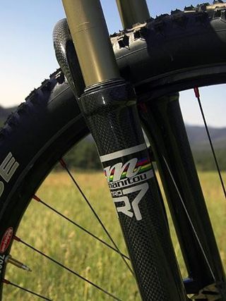 These carbon-wrapped lowers never made it to production but they still look awfully cool.