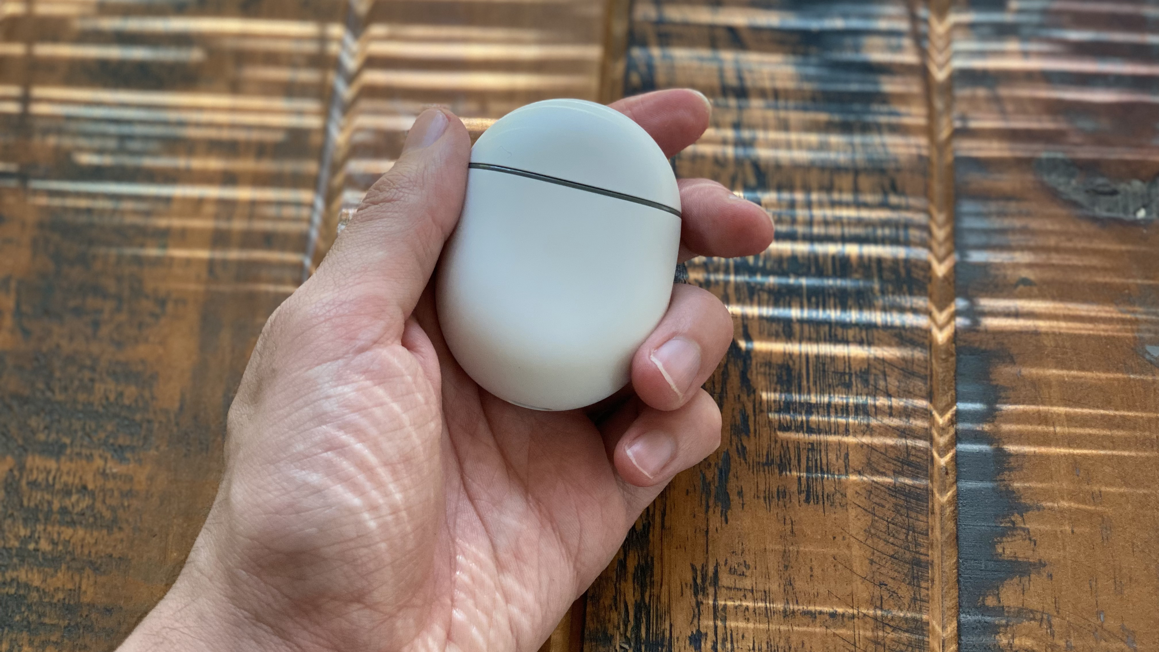 Google Pixel Buds A-Series on the table