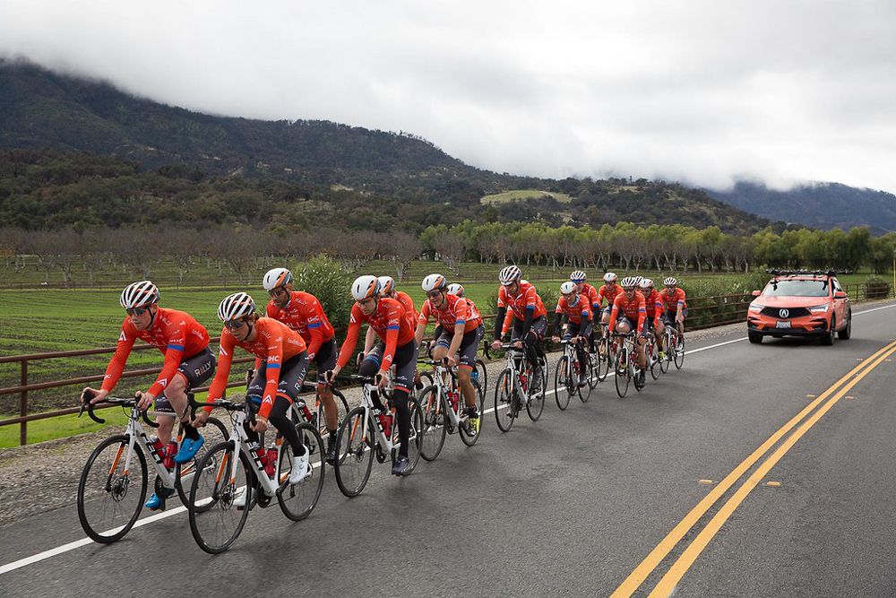Rally UHC riders train during a recent camp in Southern California