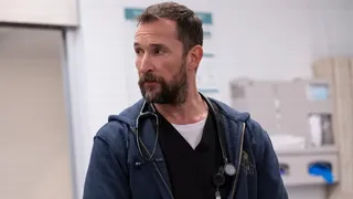 Noah Wyle as a doctor in The Pitt