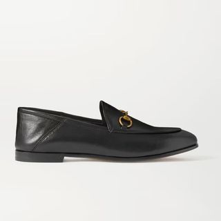 Gucci Brixton Horsebit-detailed Leather Collapsible-heel Loafers