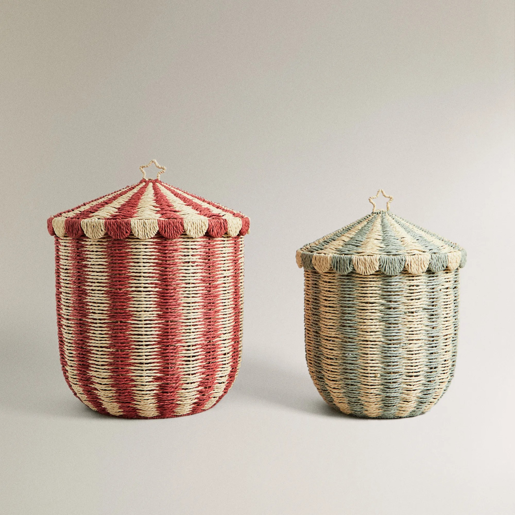 Zara Home KIDS' CIRCUS PAPER HAMPER