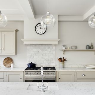 white classic shaker kitchen