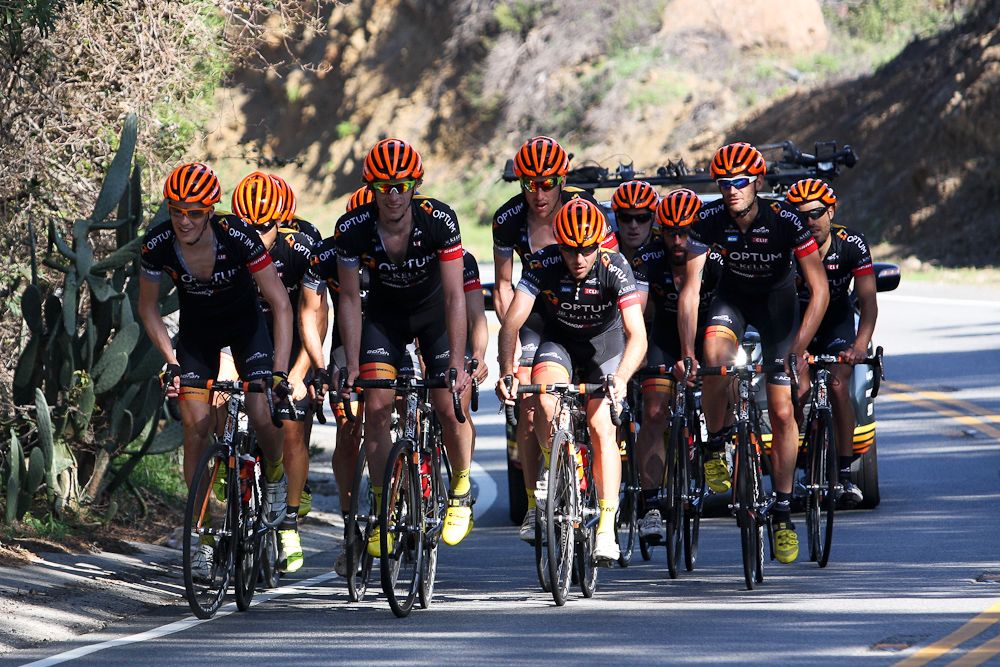Optum trains in the Malibu hills.